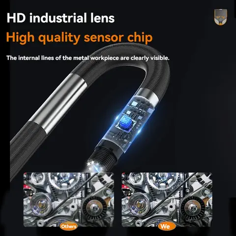 HD 5인치 화면 산업용 내시경 카메라 자동차 유지 보수 산업용 파이프라인으로 버 1.4/1.8/2mm 내시경 방수