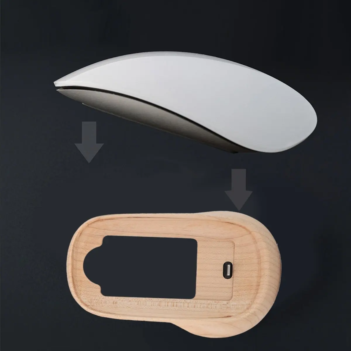 base-in-legno-massello-dt2220-per-magic-mouse-custodia-protettiva-compatibile-con-base-rialzata-in-legno-massello-per-mouse-ios