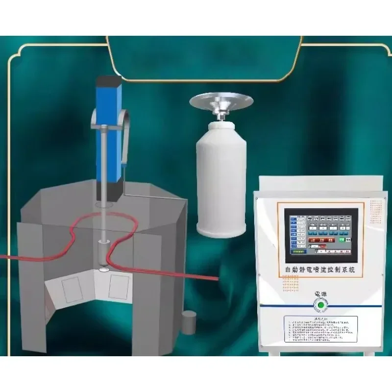 Automatic electrostatic spraying machine, intelligent dusting tool