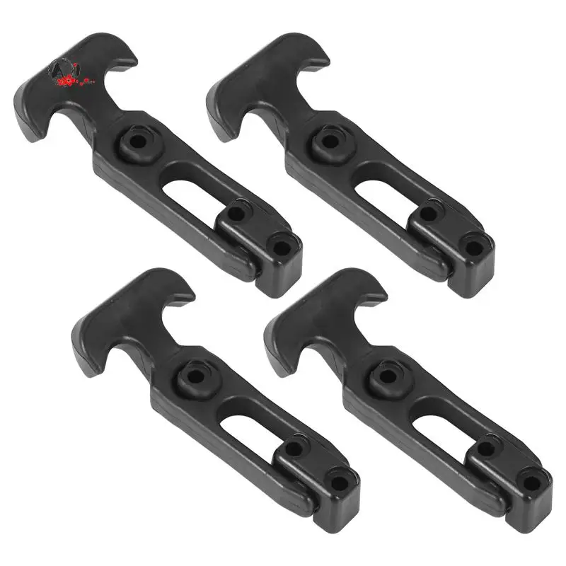 

A10E-4Pcs T-Handle Rubber Flexible Draw Latches Fit For Toolbox /Cooler/Golf Cart/Farm Machinery T-Toolbox Lock