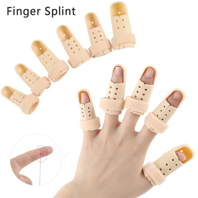 

Finger Splint Brace Adjustable Finger Support Protector For Fingers Arthritis Joint Finger Injury Brace Pain Relief 1pc