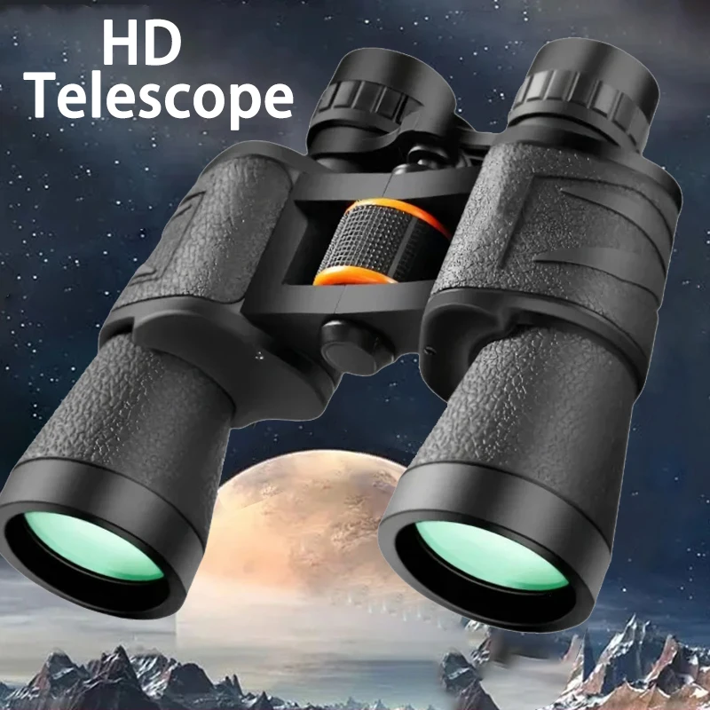 

Powerful Telescope 20X50 Professional Binoculars Low Light BAK4-Prism Long Range Waterproof Military Hunting Camping Equipment