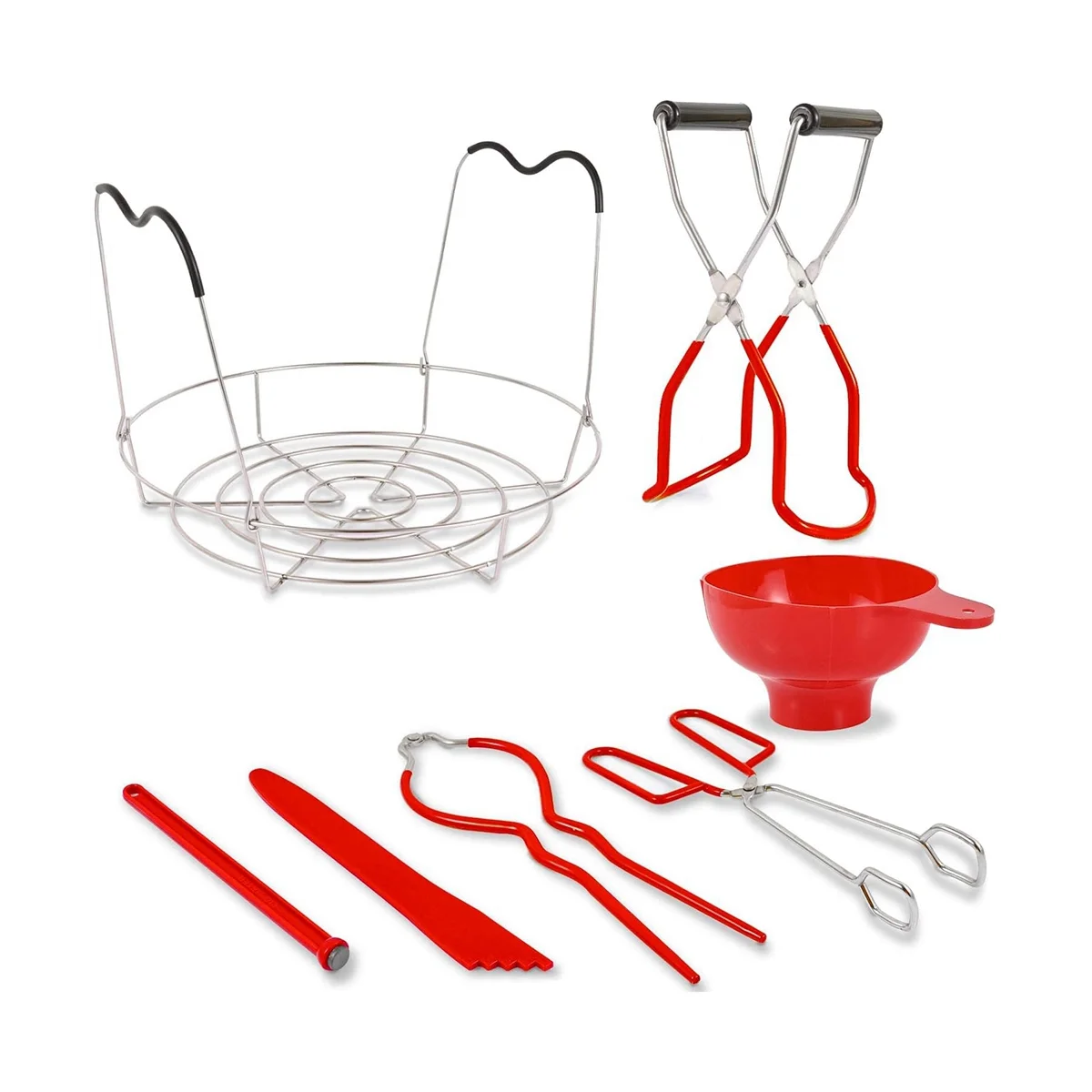 Canning Kit - 7-Piece Canning Supplies Set, Canning Tongs Non- Canning Set