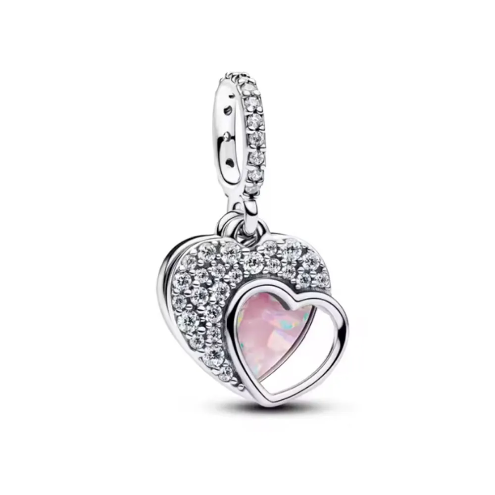 2026 Hot Selling 925 Silver Heart Bee Spider Maple Pendant Bead Charm Fit Original Bracelet DIY Accessories Exquisite Jewelry