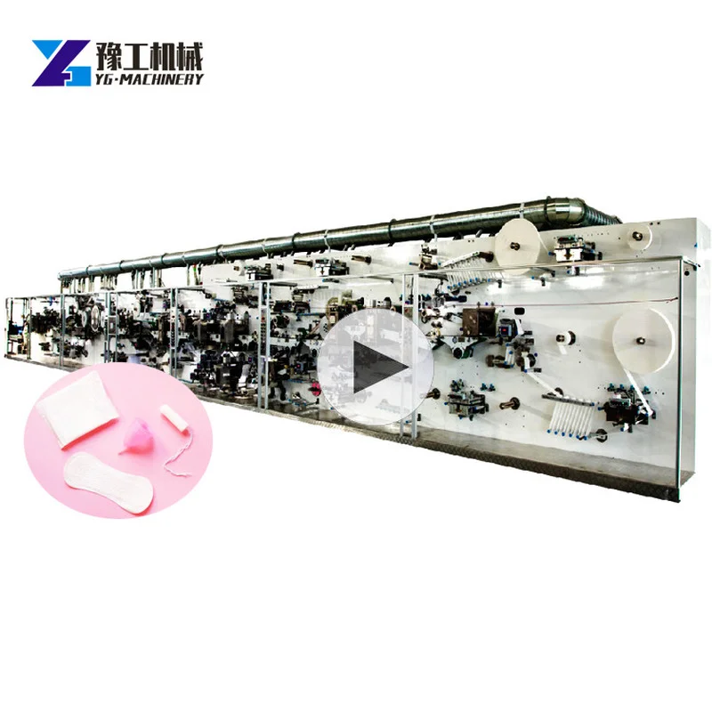 China Small Pad Making Equipment Cost Scale Sanitary Napkin Making Machine Prices In Rands