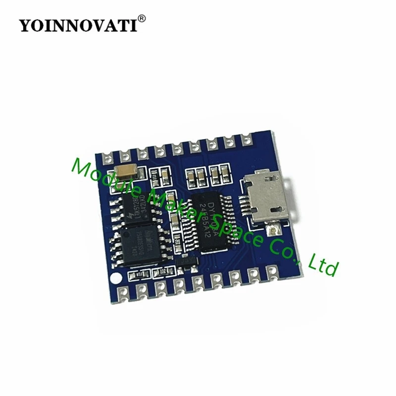 1PCS MP3 Player Module Voice Module 4MB Voice Playback IO Trigger Serial Port Control USB Download FLash DY-SV17F