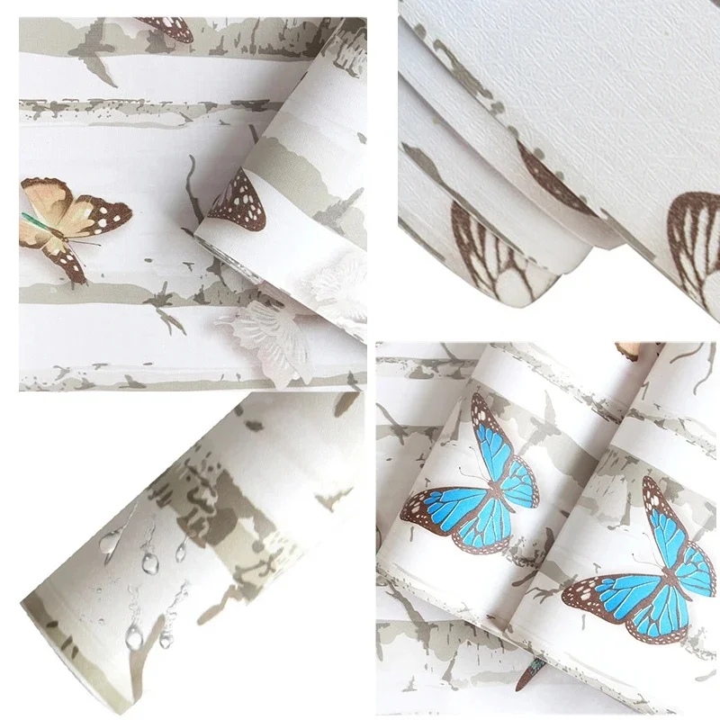 

Peel And Stick Wallpaper Removable Butterfly Contact Paper Decorative Self Adhesive For Kidroom And Leisure Room Home Decoration