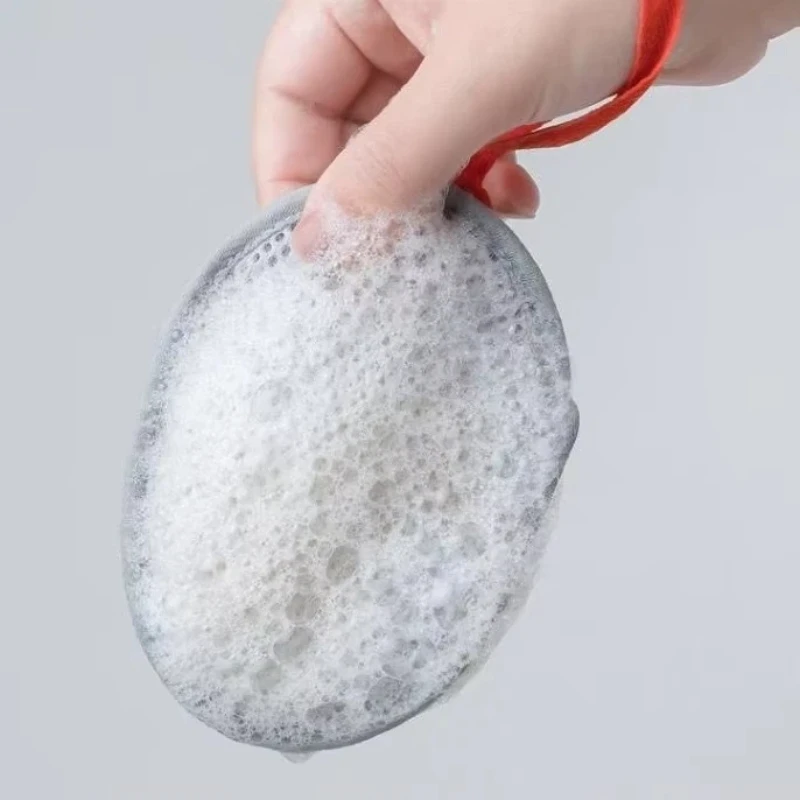 1/2/8PCS Soap Pocket Bag Soap Saver Pouch Body Scrubber Rough Sponge Exfoliator for Bath Shower Mesh Bar Soap Foam Lather Pouch