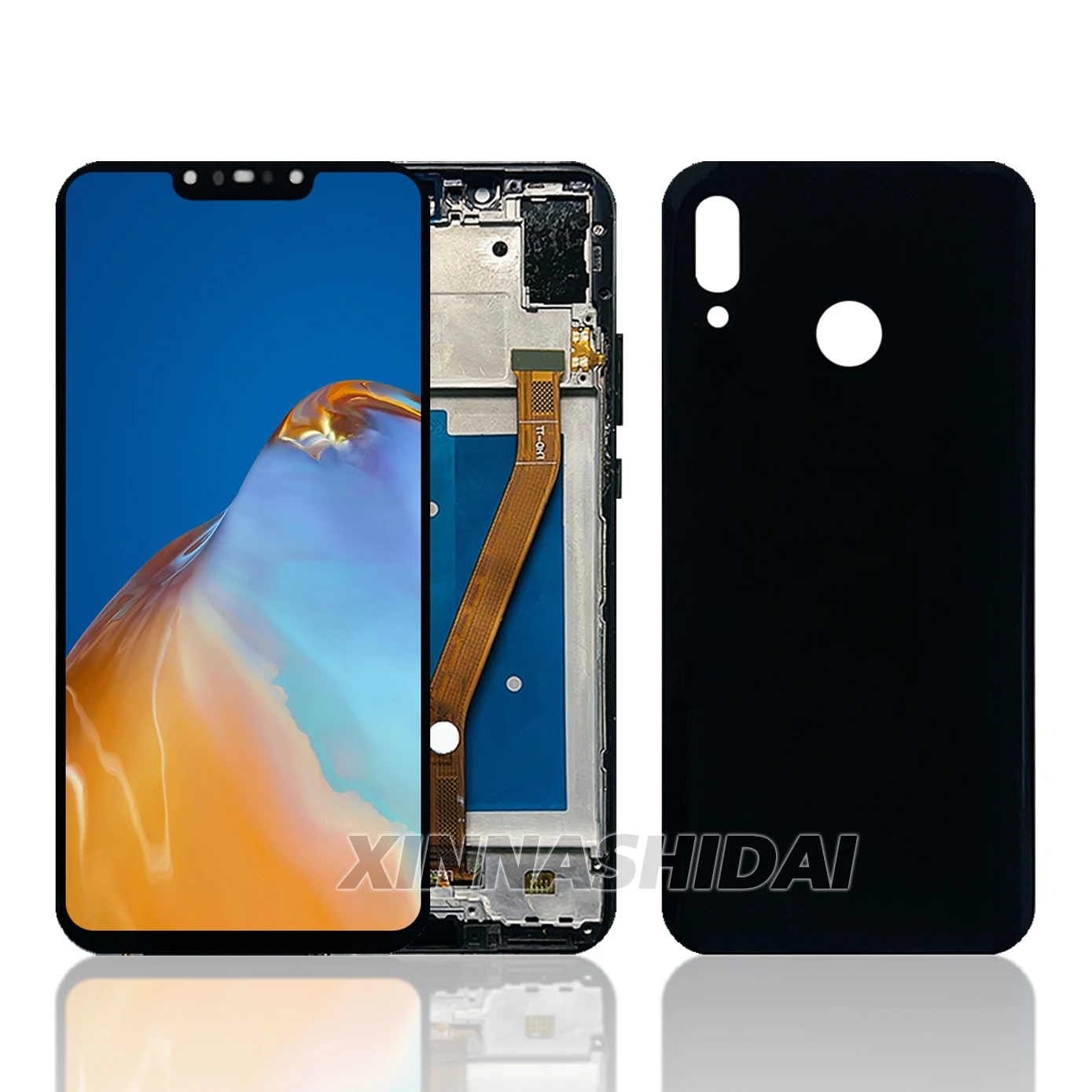 6.3 inch For Huawei Nova 3 LCD Display Touch Screen With Frame and Battery Cover for PAR-LX1M PAR-LX9 LCD Screen Replacement