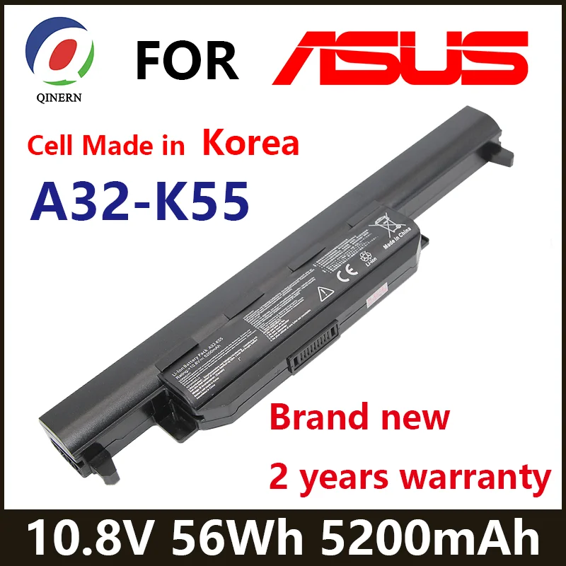 

A32-K55 56Wh 10.8V Laptop Battery for ASUS X45 X45A X45C X45V X45U X55 X55A X55C X55U X55V X75 X75A X75V X75VD U57 U57A U57VD