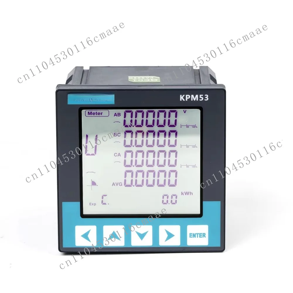 96 * 96 Digital Panel Energy Meter Modbus RS485 Three-phase Recorder Energy Meter