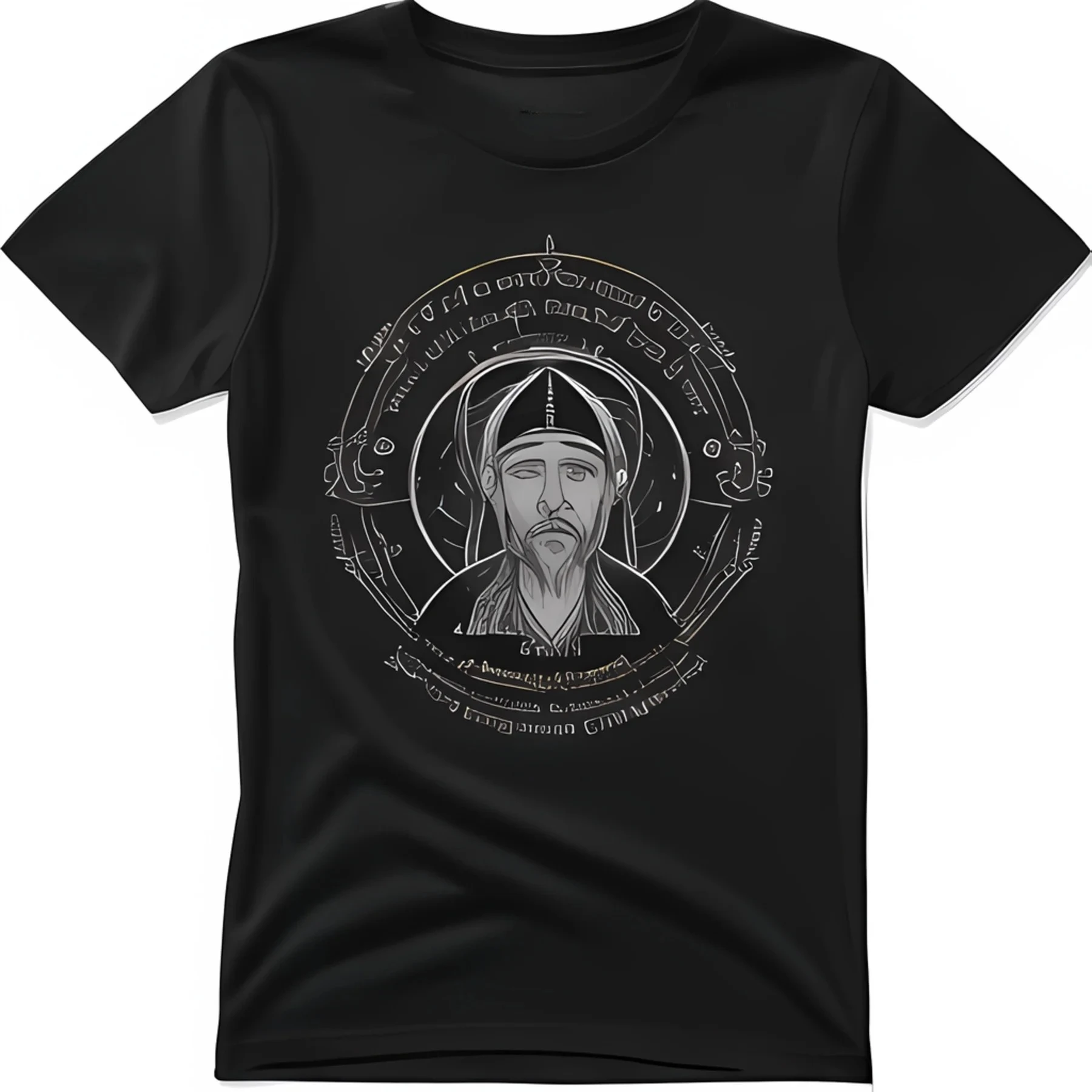 

Ancient Russian Orthodox of St and Old Slavic Runes T-Shirt 100% Cotton O-Neck Short Sleeve Casual Mens Tee Shirt Streetwear