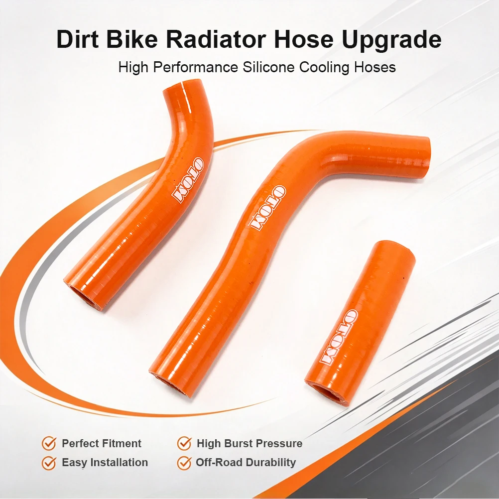 For KTM SXF450 2007-12 Motorcycle RADIATOR HOSE KIT Silicone Water Tank Pipe Coolant Tube replacement parts radiator anti-aging