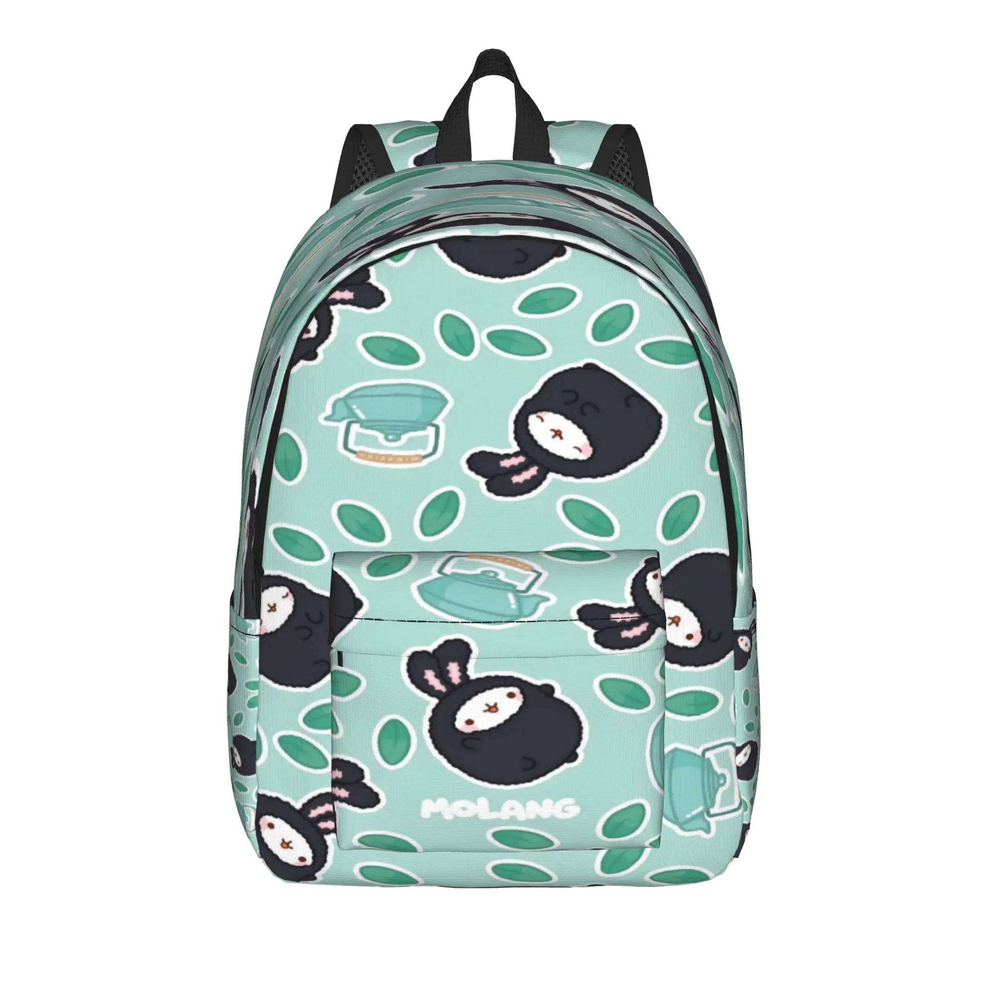 Molang Funny Cartoon Backpack  Trekking Backpacks Women Elegant School Bags High Quality Pattern Rucksack
