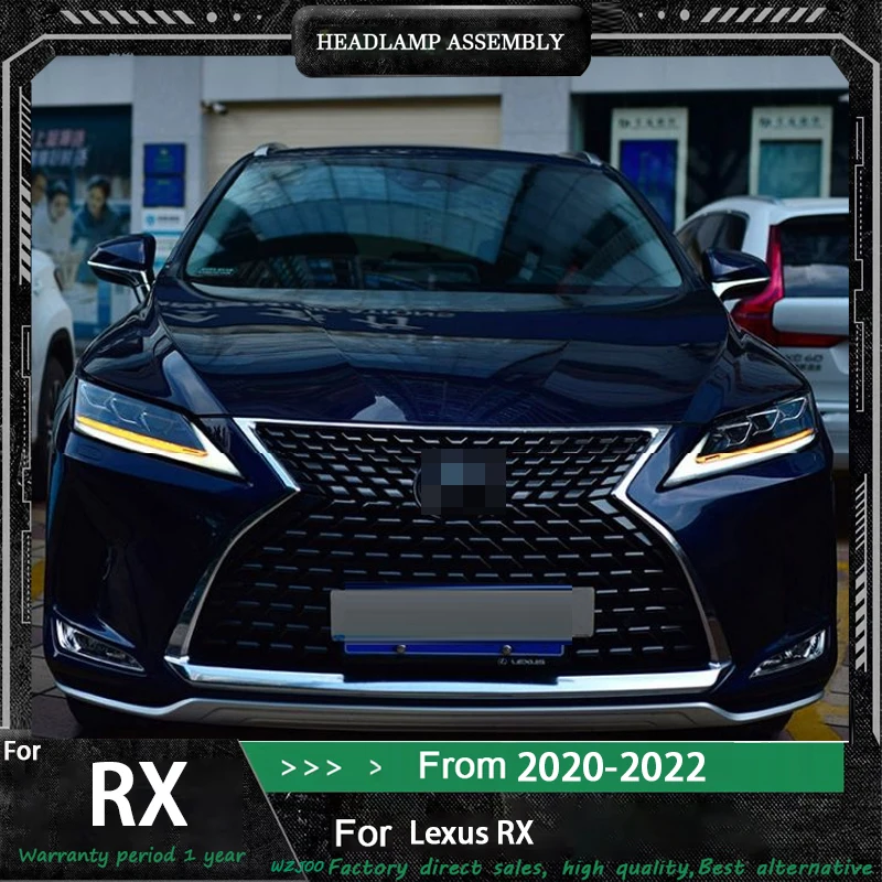 

Автомобильная светодиодная фара для Lexus RX 2020-2022 RX350 RX270 с линзой-проектором, Plug and Play, автоаксессуары