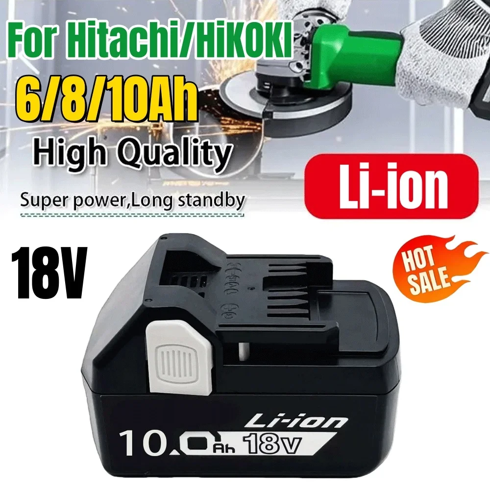 For MultiVolt BSL36A18 6/8/10Ah Li-ion Battery 18V/36V Compatible with Hikoki Hitachi Metabo HPT Slide-type Power Tools
