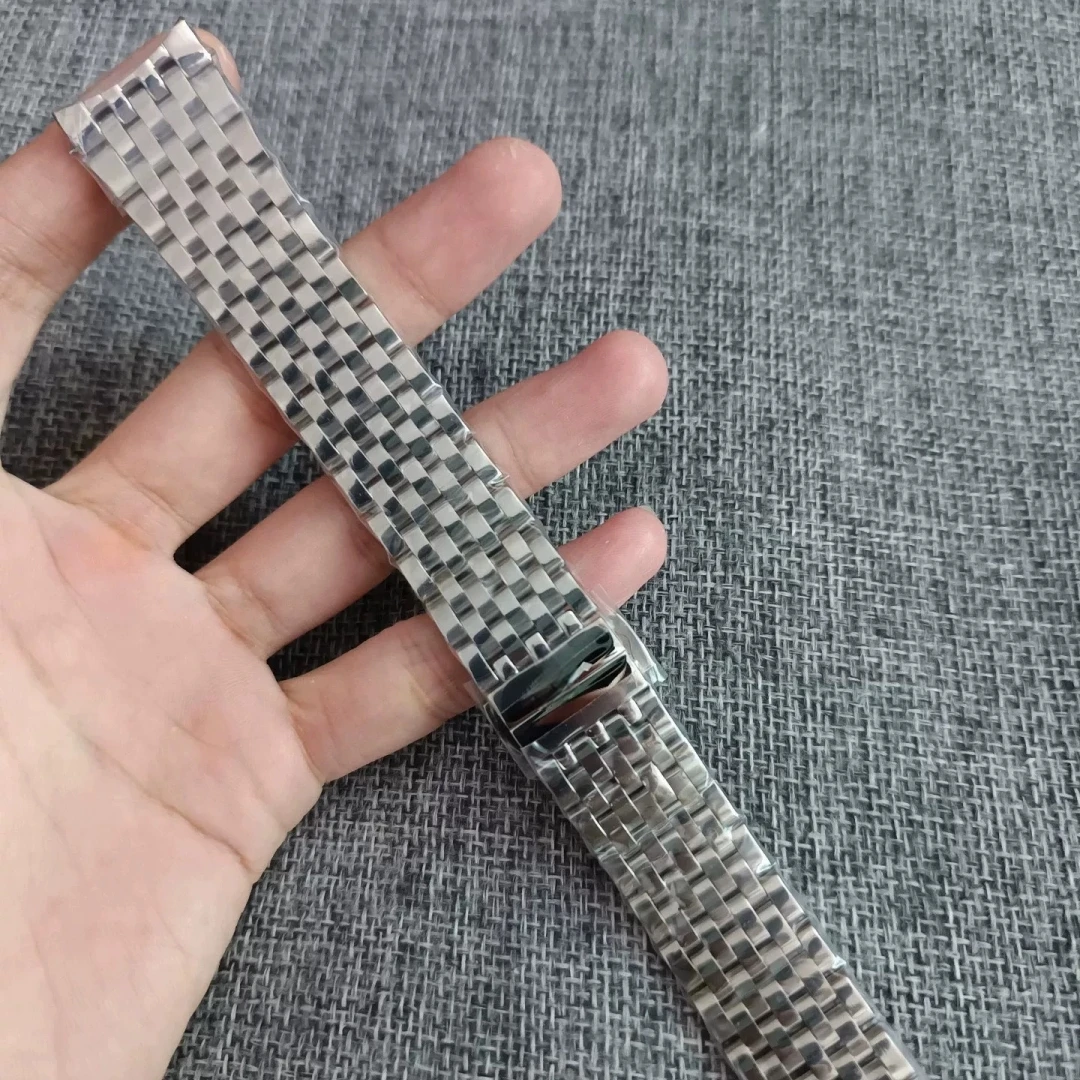 Fit For Jaeger-LeCoultre Master Ultra Thin Moon High Quality Solid 316 Stainless Steel Bracelet 20mm 21mm Jubilee Watch Strap