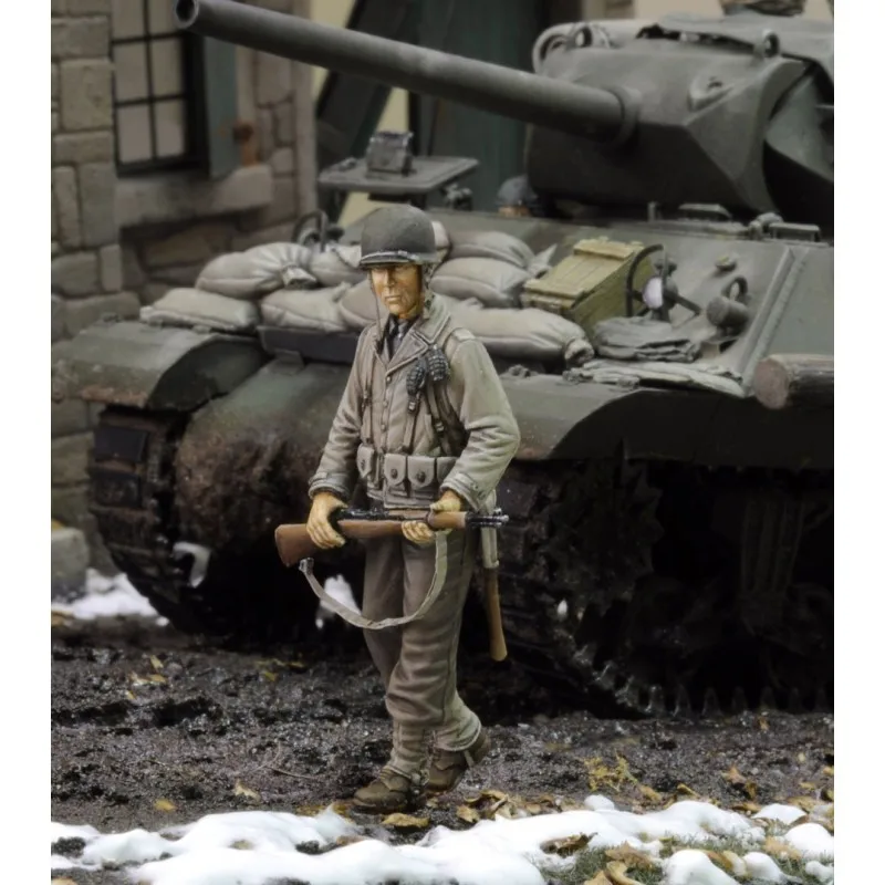 1/35 Scale Resin Figure Building Model Kit U.s.infantry Rifleman Historical Hobby Miniatures Unassembled and Unpainted N623-1