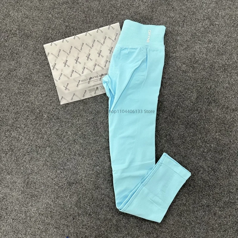 Impact with Logo Leggings Women Seamless Yoga Legging Scrunch Butt Lifting Gym Legging Low Ribbed Waistband Sports Tights