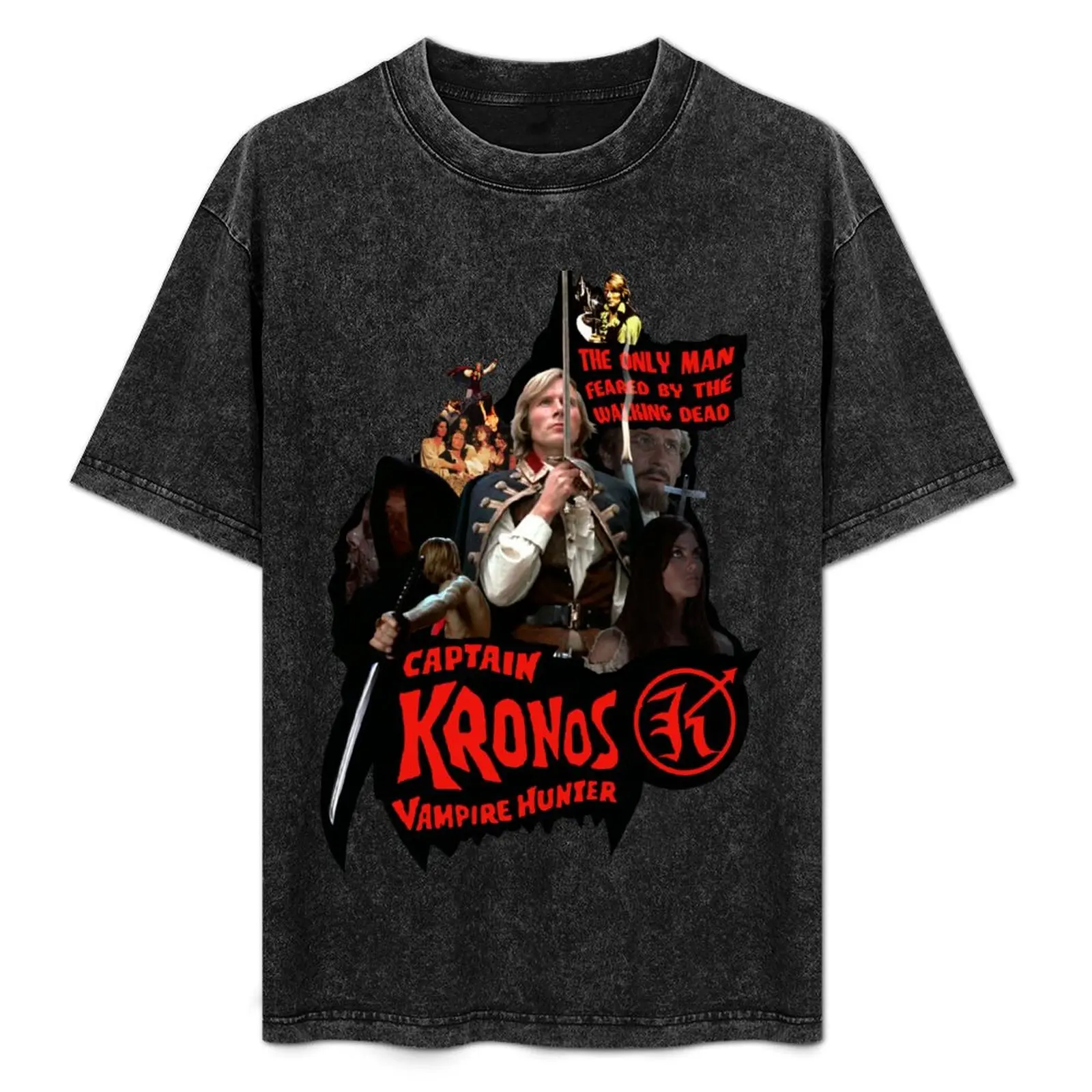 Captain Kronos: Vampire Hunter T-Shirt Gym Exercise Short Sleeve T-Shirt