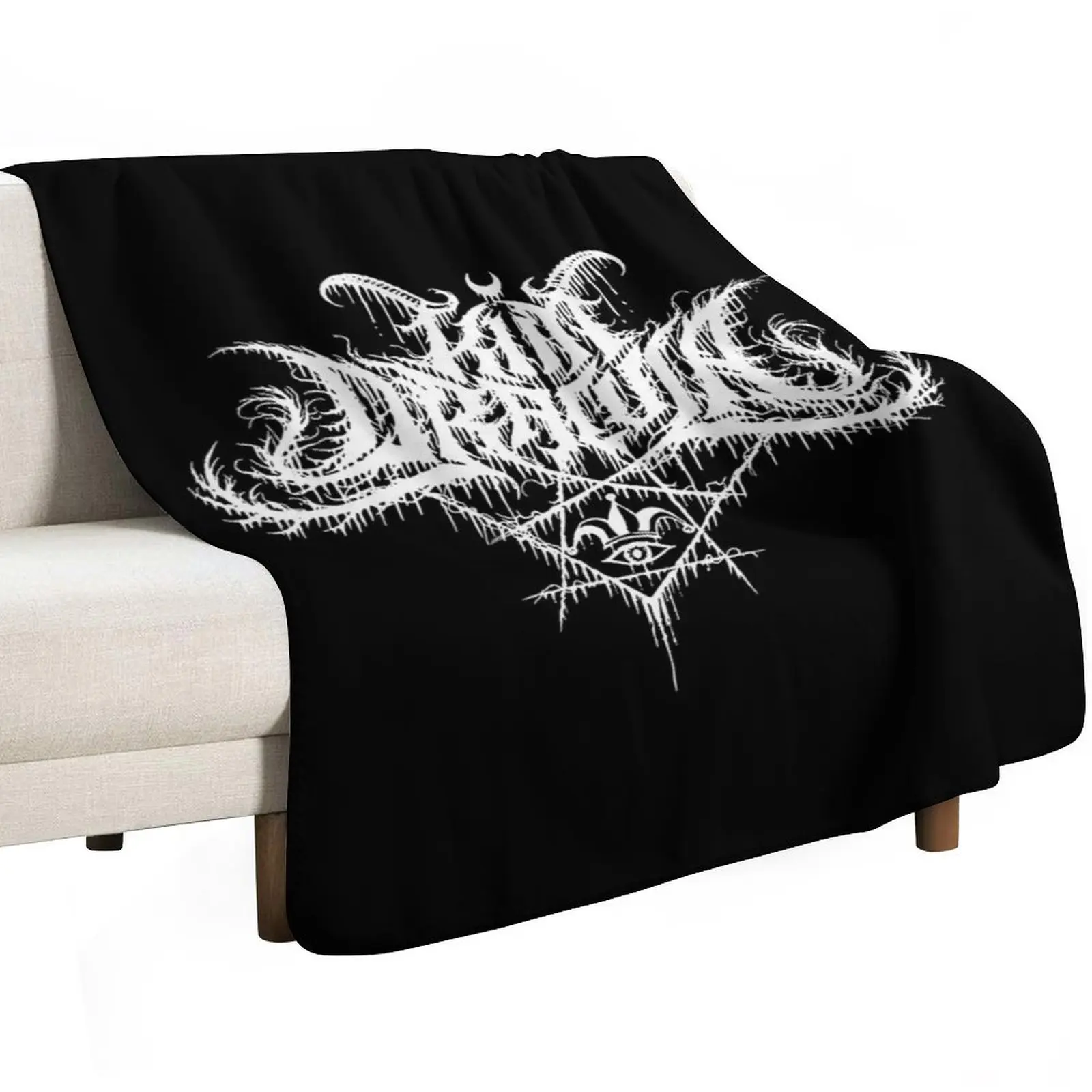Kim Music Metal Dracula Throw Blanket Luxurious Soft Fuzzy Blanket for Sofa Bed