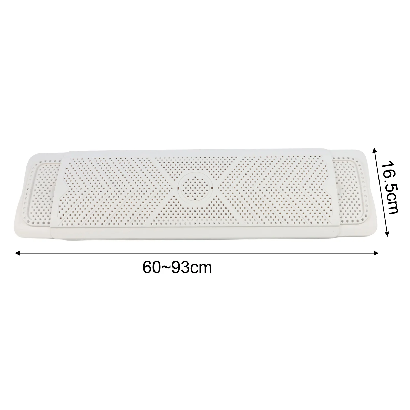 Anti-direct Blow Windproof Baffle for exhaust Baffle Scalable Design White Adjustable Angle Air Conditioning Baffle