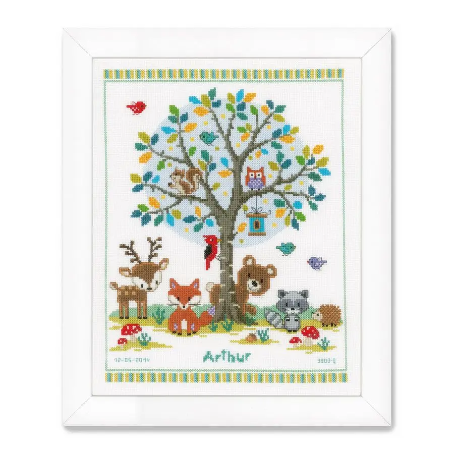 

Counted Cross Stitch Kit in The Woods 11.2 x 14