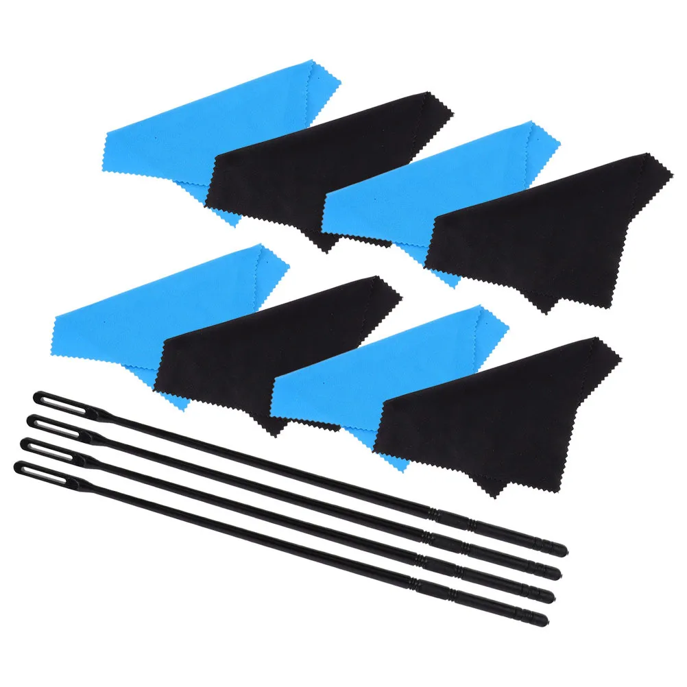 

1 set 1 Set Purple Flute Cleaning Cloth For Instrument Reusable Music Maintenance Tool Saxophone Clarinet Cleaning Rod Accessory