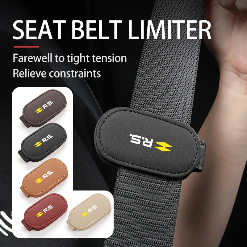 Car Seat Belt Clip Safety Belt Fixed Limiter Accessories For Renault Clio Arkana Captur Twingo Talisman RS Logan Duster