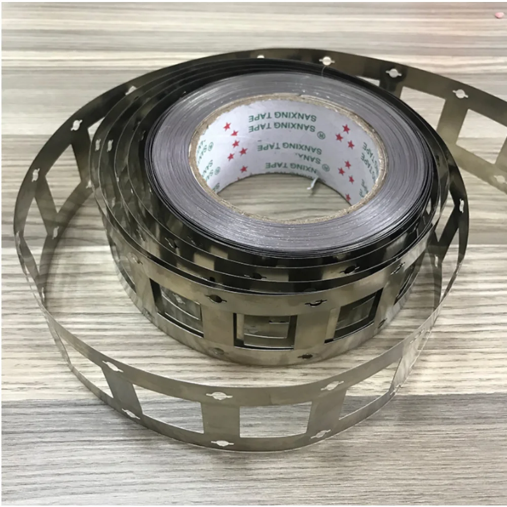 

High-quality Nickel-plated Steel Strip 2P 0.2*34.5MM For 32650 Lithium Battery Welding Tape Belt 1kg