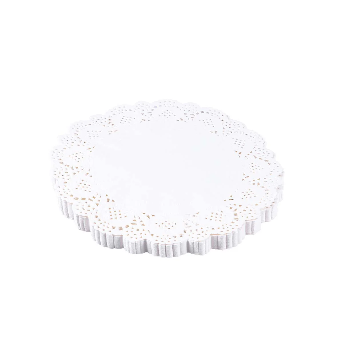 

140 Pcs Oil Blotting Paper Pad Doilies Tableware Decoration Round Placemats Decorative