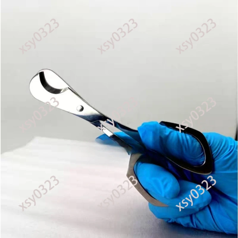 O-type Waist Line Scissors Mini Lampworking Clamp DIY Glass Craft Making Tool