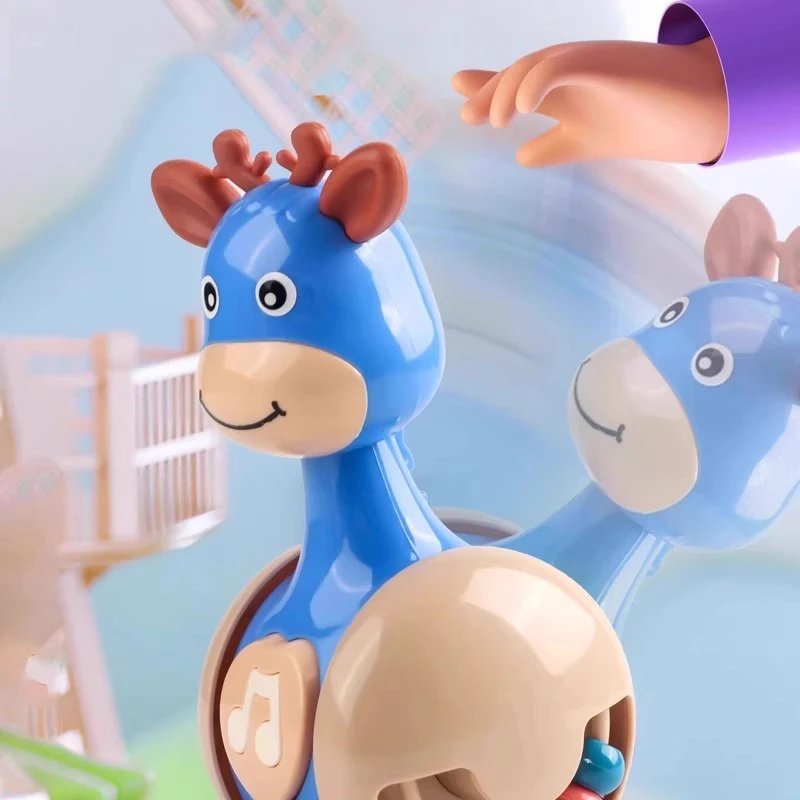 Roly Poly Baby Toys 6 To 12 Months Tumbler Wobbler Toys For Infant Boy Girl For Learning To Climb & Early Education-New