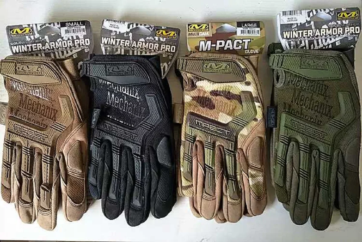 Outdoor Tactical Gloves Wear Resistant All-finger Camouflage Mountaineering Protection Fitness Riding Anti-slip