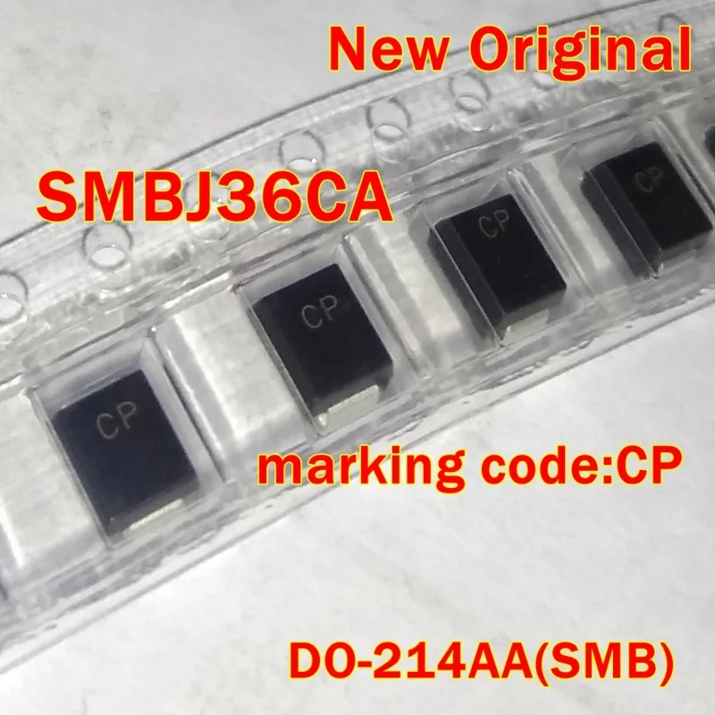 10Pcs to 500Pcs Smbj36Ca Do-214Aa(Smb) New Original Marking Code:Cp Transient Voltage Suppressors