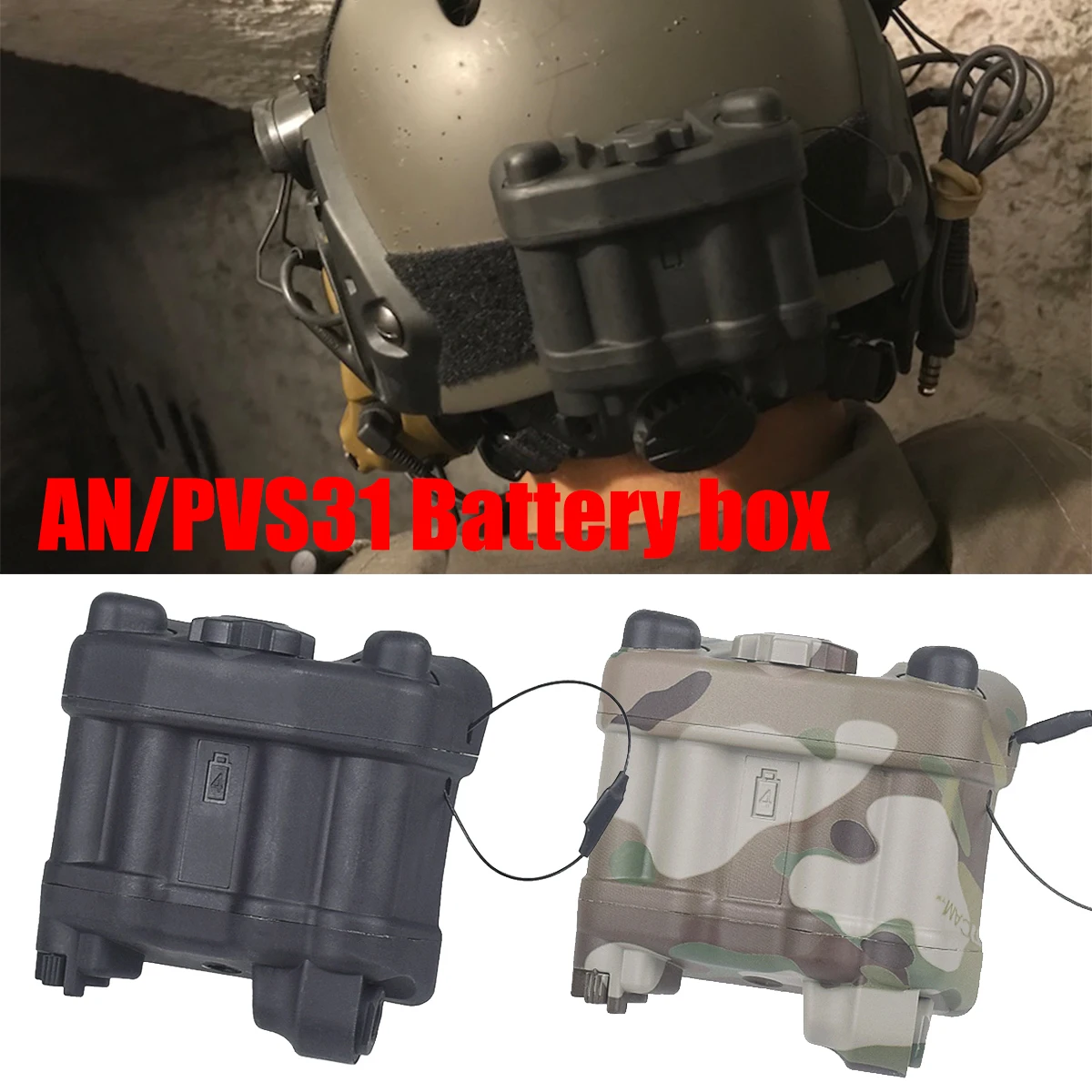 nvg-an-pvs-31-caixa-de-armazenamento-de-bateria-dispositivo-de-visao-noturna-engrenagem-wendy-acessorios-de-capacete-rapido-cs-aderecos-sem-funcao-modelo-manequim