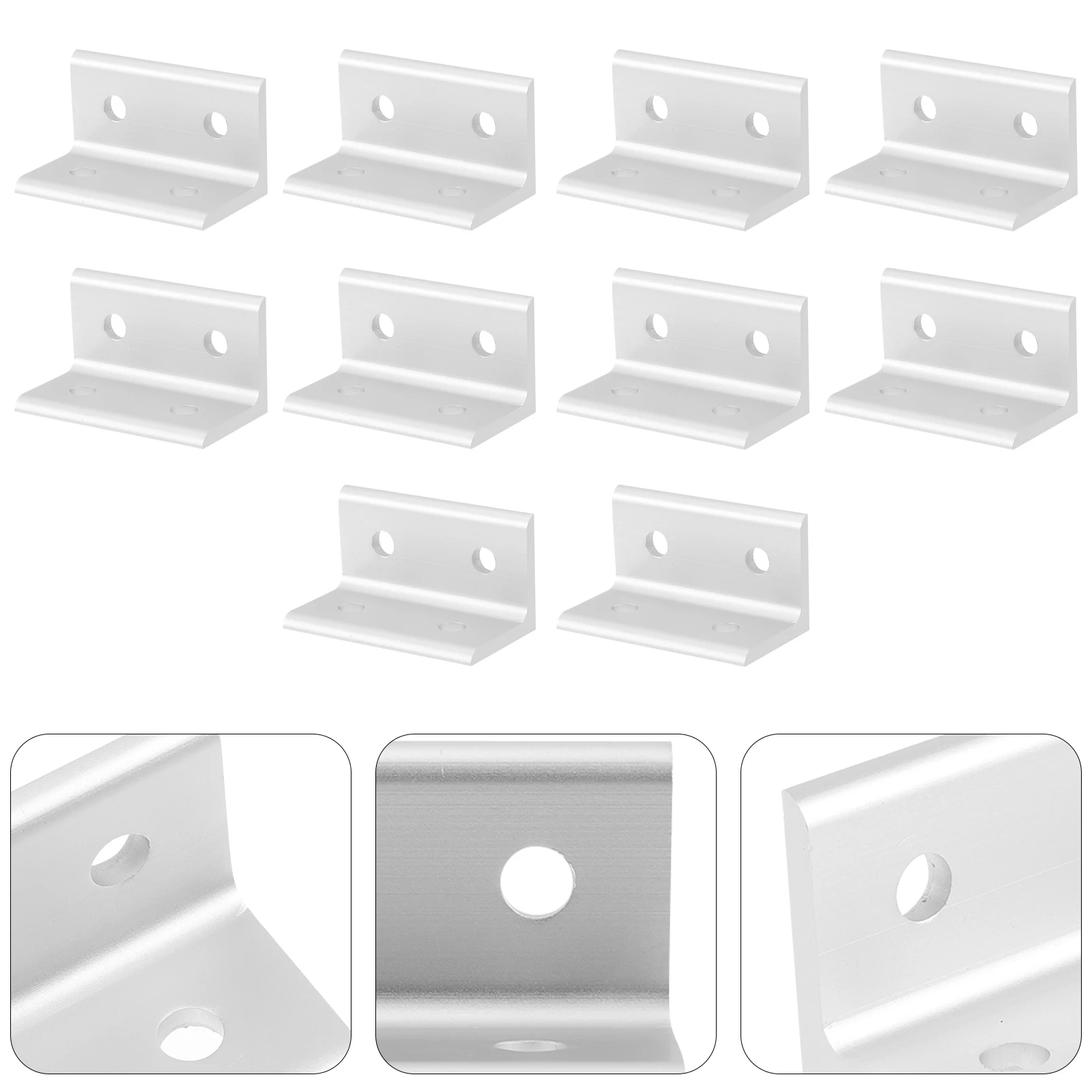 

10pcs Inner Angle Brackets 3060 Series Aluminum Profile Connectors Corner Extrusion Fasteners L Brackets CNC Routers 3D