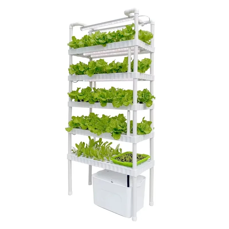 

Hydroponic Equipment Hydroponic Planting Machine Multi-layer Flower Rack LED Intelligent Planting Growing System