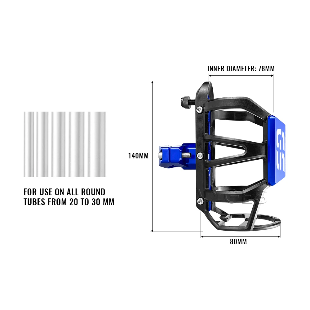 Gaiola de garrafa de água para bebidas, Suporte para copos de água para BMW R1250GS, R 1250 GS, R1200GS Adventure, R1200GS Adv