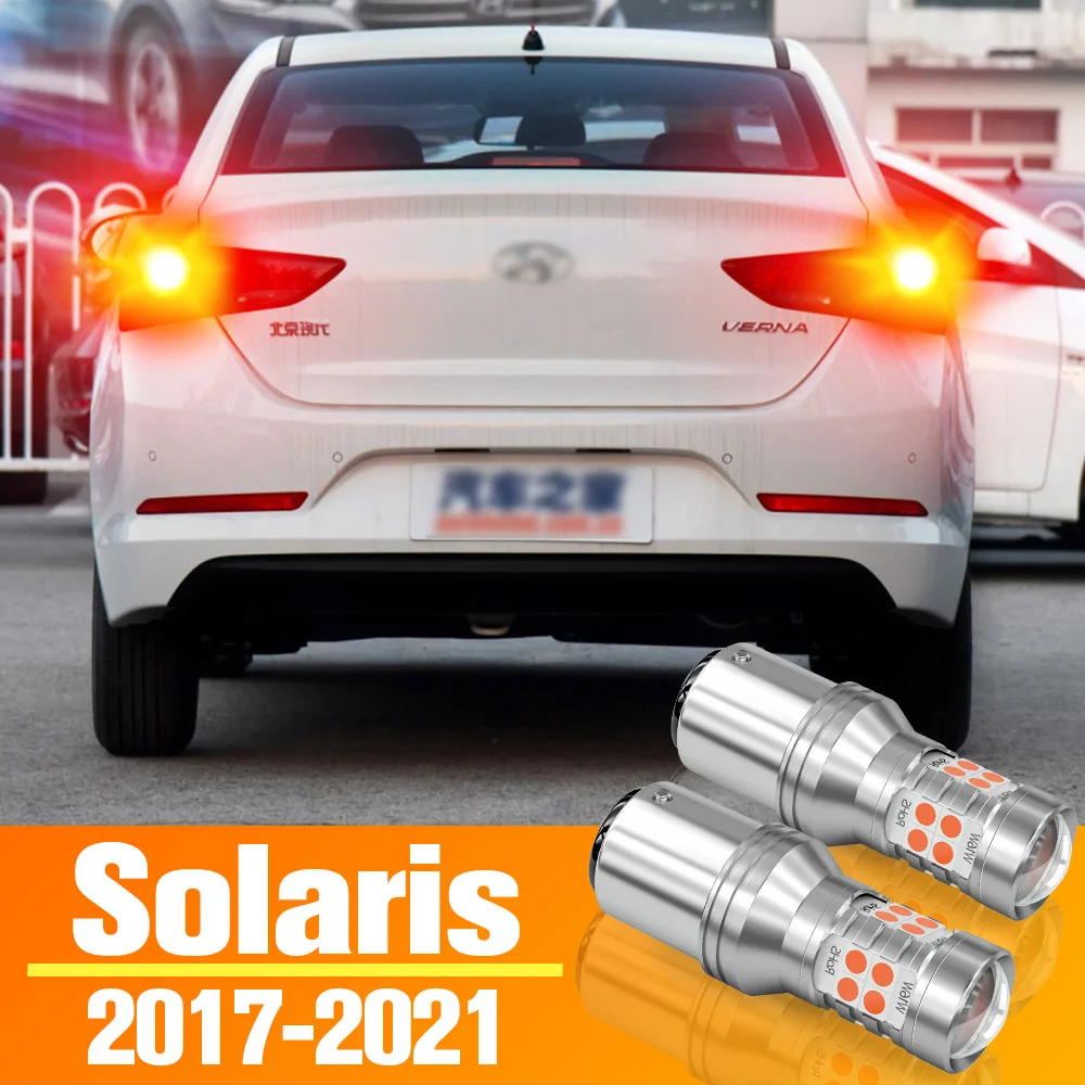 

2pcs LED Brake Light Bulb Accessories For Hyundai Solaris 2017 2018 2019 2020 2021