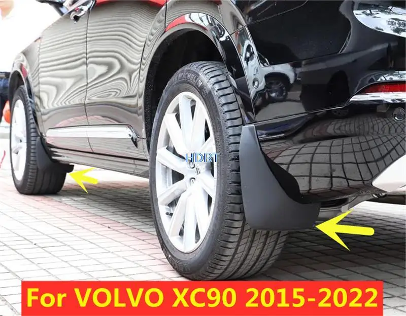 

Front And Rear Car Styling 4pcs Mud Flaps For VOLVO XC90 2015-2022 Mudflaps Splash Guards Mud Flap Mudguards Fender Accessories