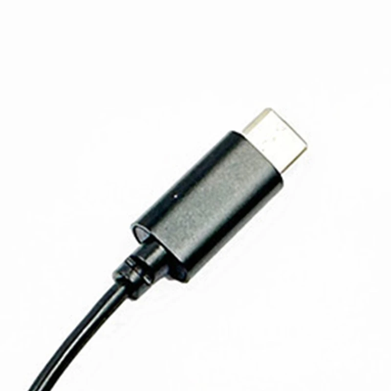 Microfone lapela lapela M17B ZJ030MR USB C, microfone condensador omnidirecional com clipe 20 Hz-16 KHz muffs opcionais