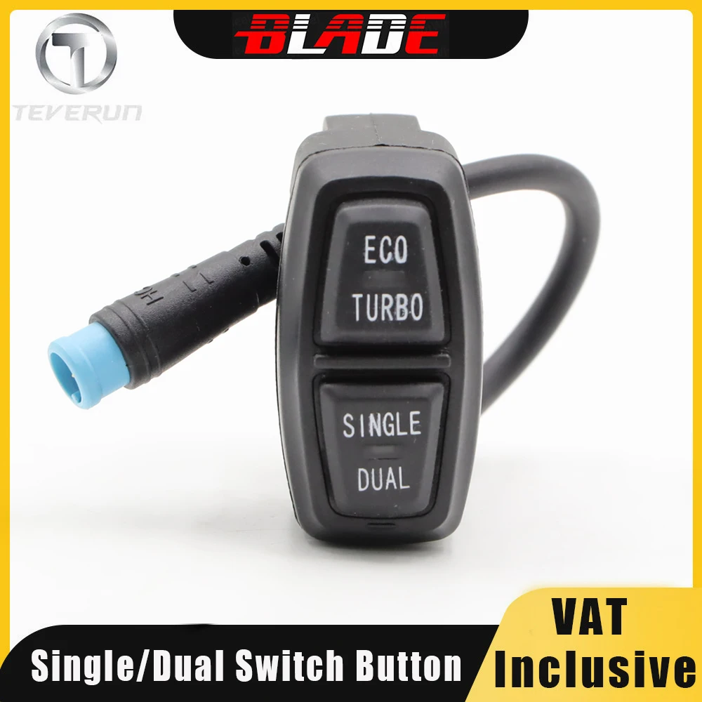 TEVERUN pulsante interruttore singolo/doppio Suif Blade Mini Pro Fighter Blade GT ECO Turbo singolo doppio pulsante parti originali dello Scooter