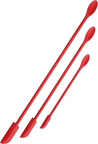 

Silicone 3 Piece Jar Scraper Red