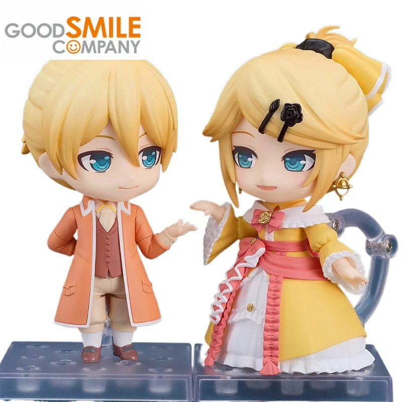 Good Smile Original GSC 2524 2525 Nendoroid Kagamine Len Kagamine Rin Anime Action Figures Toys for Boys Girls Kids Gift