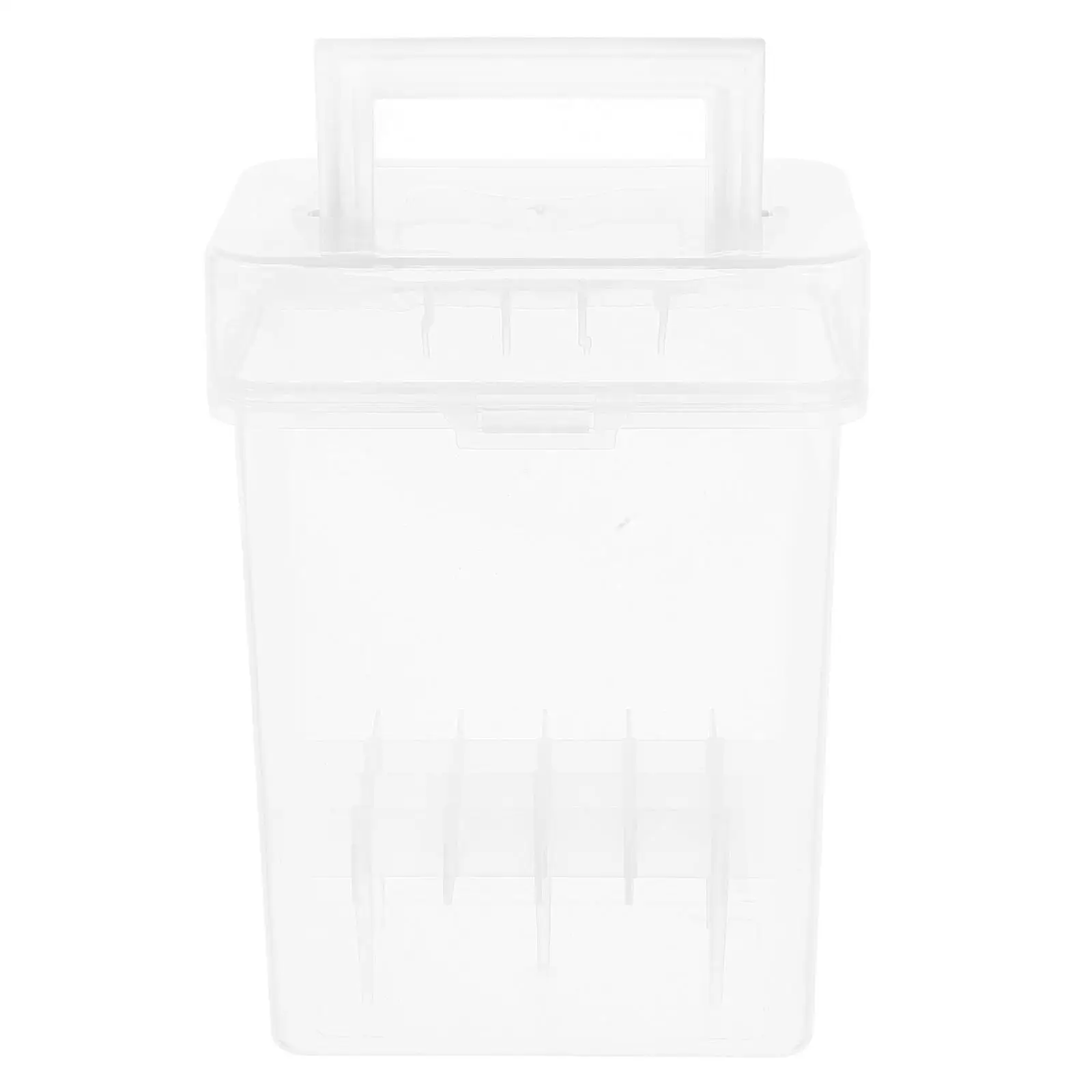 

Marker Pen Box Transparent Plastic Carrying Case Large Capacity Portable Design Clear Storage Organizer Pencil Case Sketching