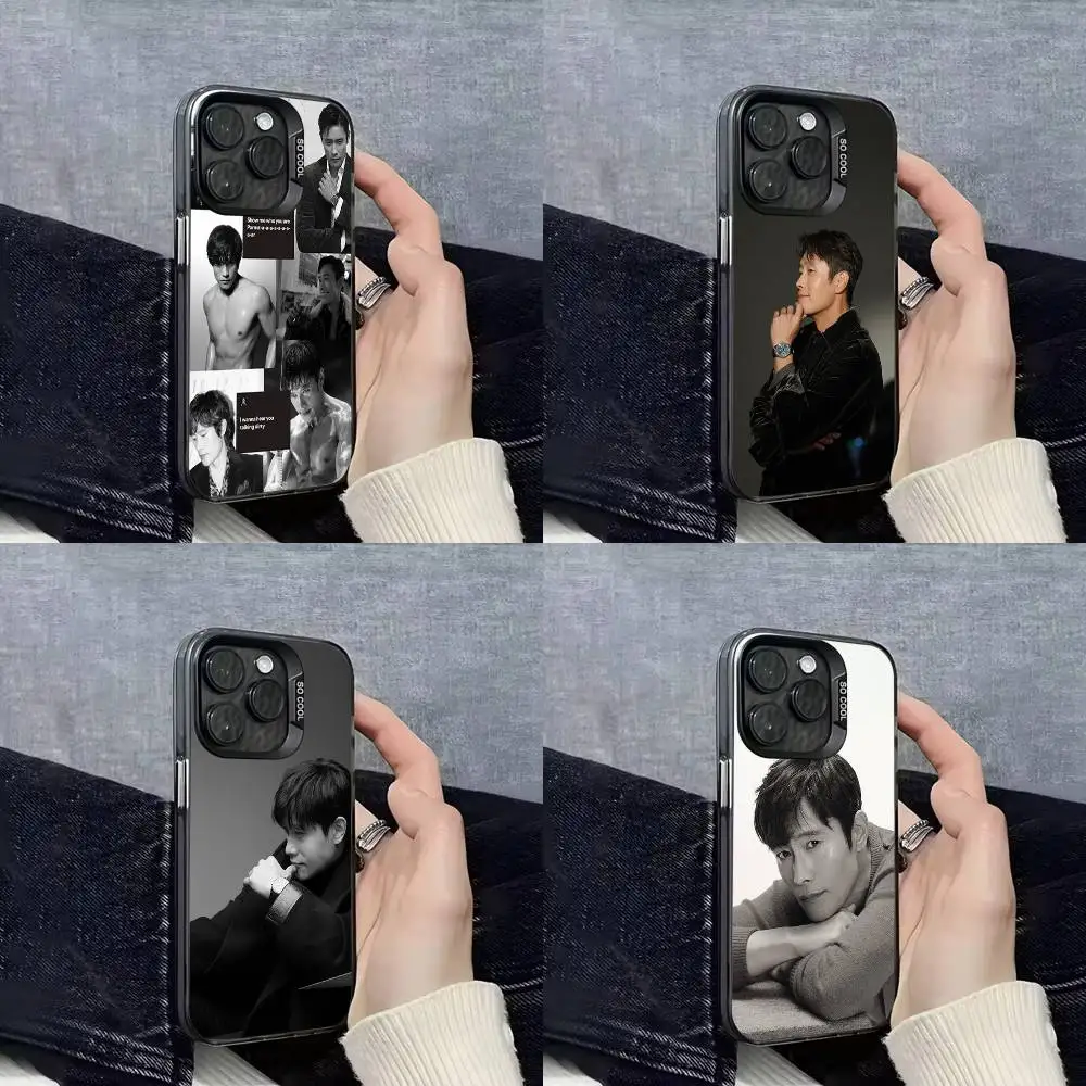 

Phone Case For iPhone 16,15,14,13,12,11,Mini,Pro,E,SE4,XS,MAX Black Candy Matte Actor Lee B-Byung H-Hun Cover