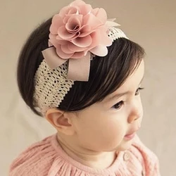 Baby Headband Flower Bows Hair Bands For Toddler Baby Girls Kids Headbands Turban Newborn Hearband Hair Accessories