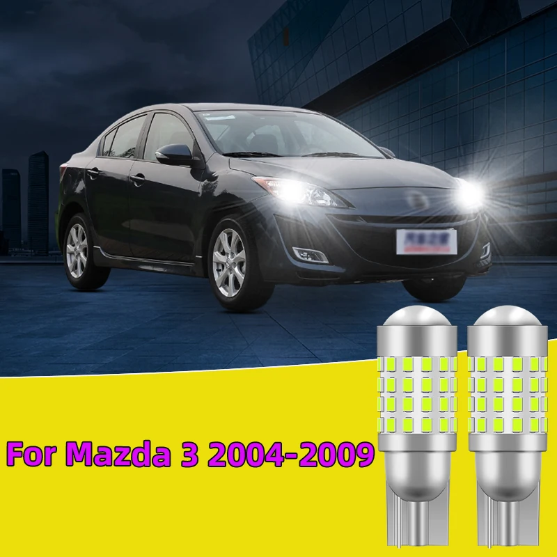 

2PCS For Mazda 3 2004-2009 Clearance Lights side marker position Signal Lamp width light 12V24V Car T10 Led Traffic Bulb White