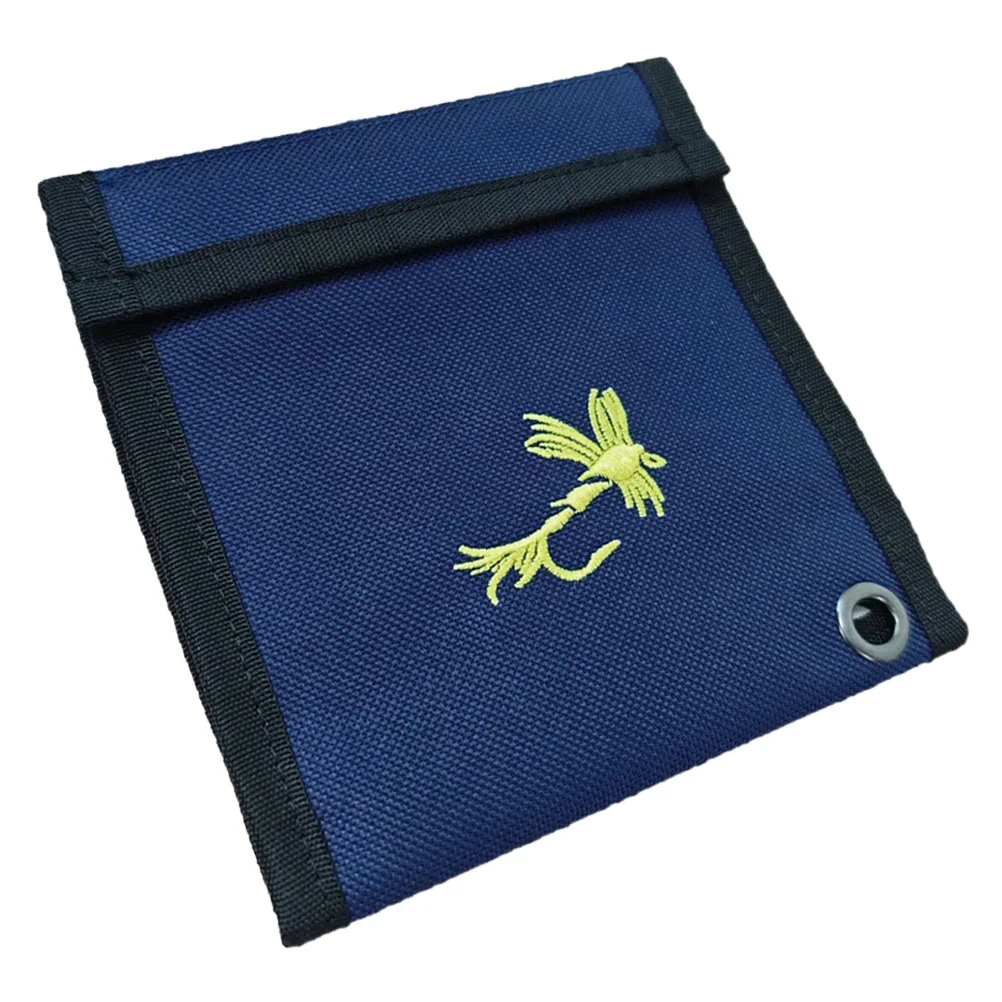 Fly Fishing Line Bag Tackle Binder Wallet Storage Drill Rig Leader Polyester Hook Holder Organizer